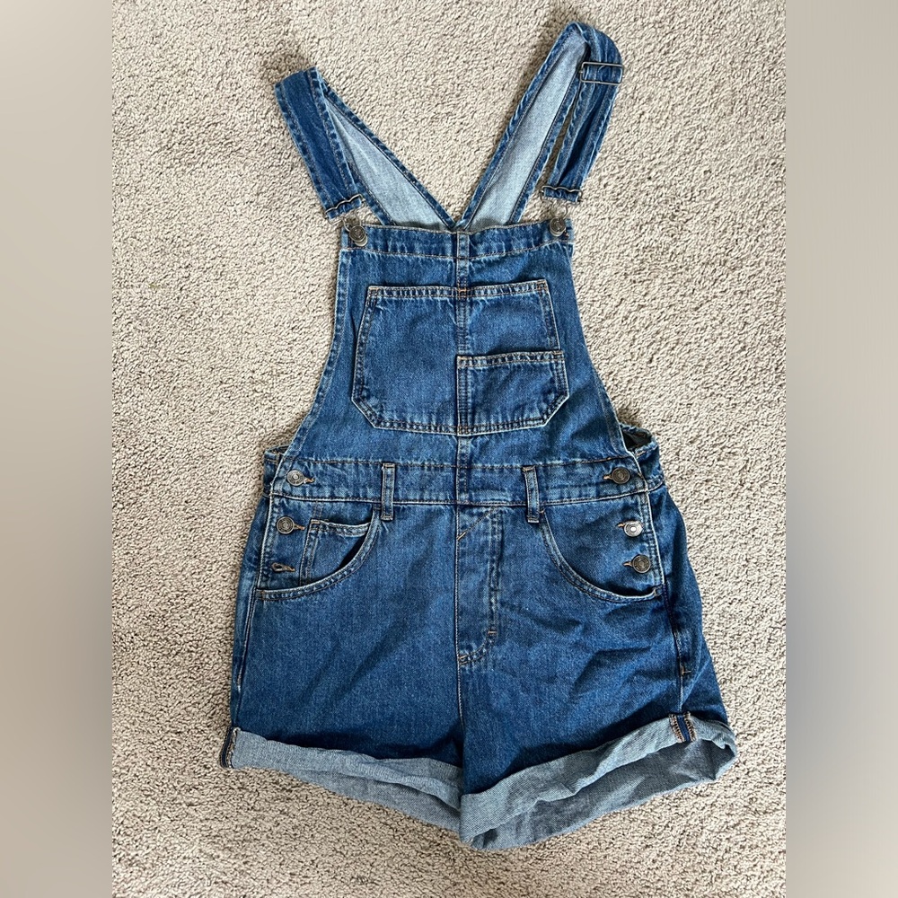 Free People Ziggy Overall Shorts Shortalls
